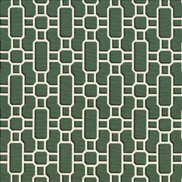 Kasmir Fabrics Hakkasan Fret Emerald Fabric 
